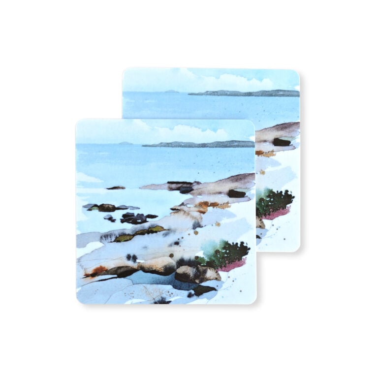 Lasinalustat Rantakalliot