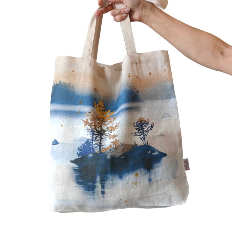 Pellavakassi Veden äärellä